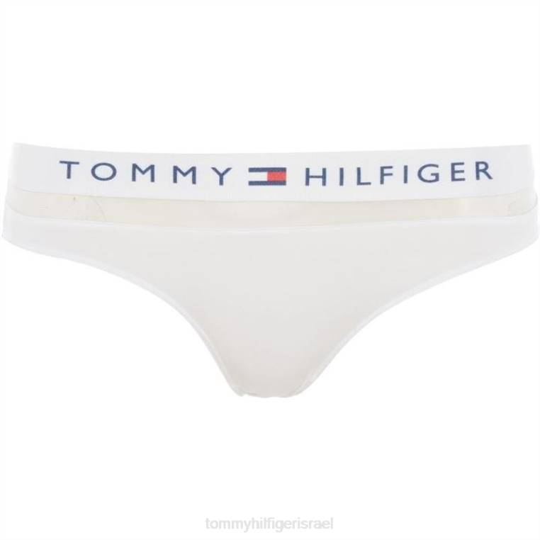 תחתוני כותנה נמתחים משובצים ברשת NX2020781 לבן Tommy Hilfiger