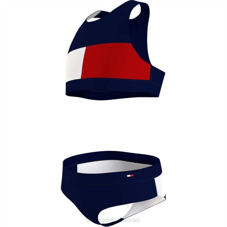 סט ביקיני דגל גדול NX2020789 חיל הים dw5 Tommy Hilfiger