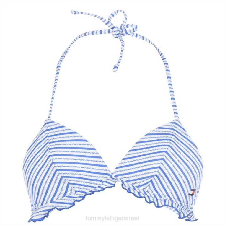 חולצת ביקיני משולשת רואת פראייר NX2020802 seersuckblue0gy Tommy Hilfiger
