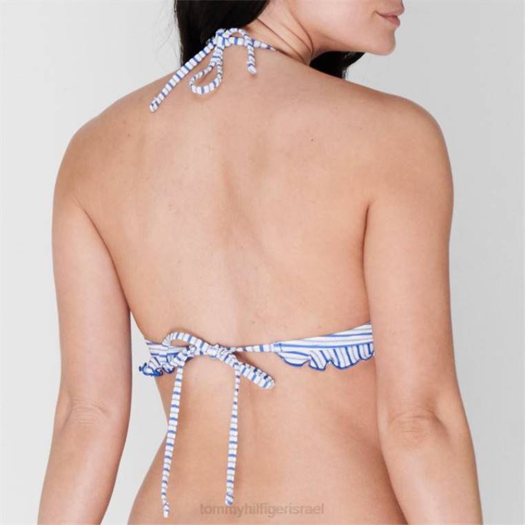 חולצת ביקיני משולשת רואת פראייר NX2020802 seersuckblue0gy Tommy Hilfiger