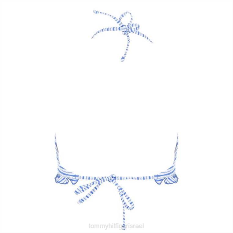 חולצת ביקיני משולשת רואת פראייר NX2020802 seersuckblue0gy Tommy Hilfiger