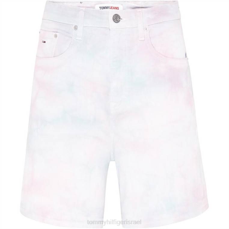 מכנסי ג'ינס קצרים של אמא NX2020808 צבע ג'ינס 1ce Tommy Hilfiger