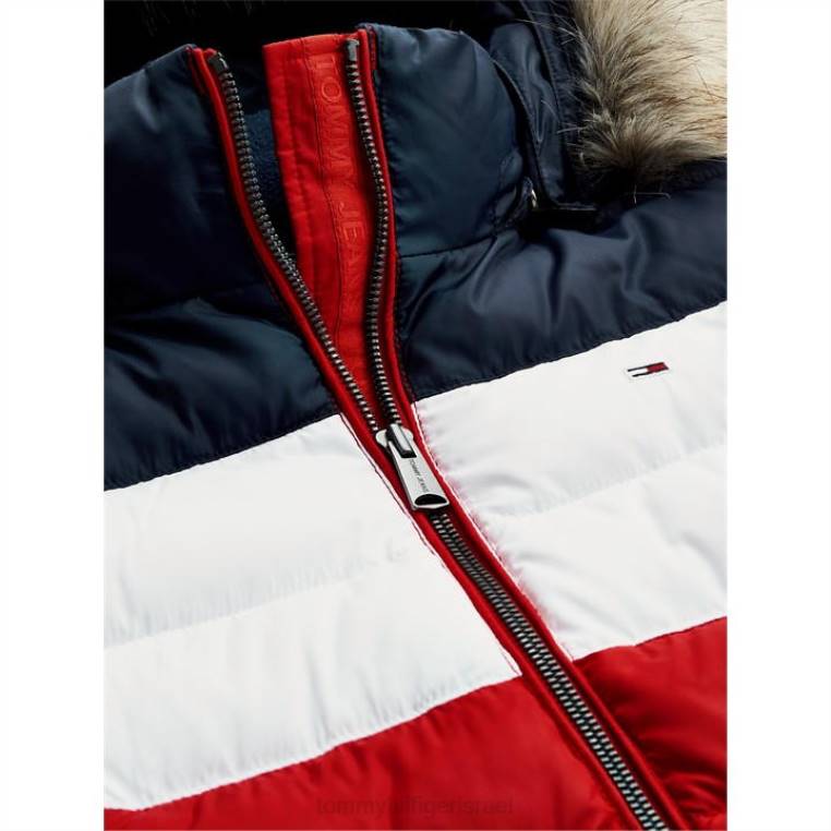 ז'קט קולור בלוק NX2020824 צי הדמדומים Tommy Hilfiger