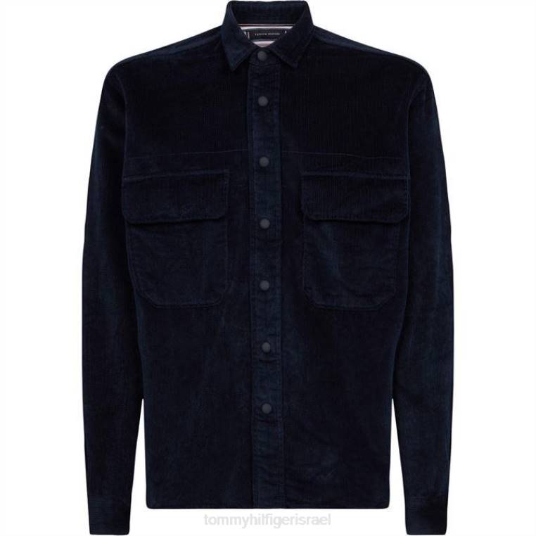 חולצת אובר קורדרוי NX2020852 מדבר dw5 Tommy Hilfiger