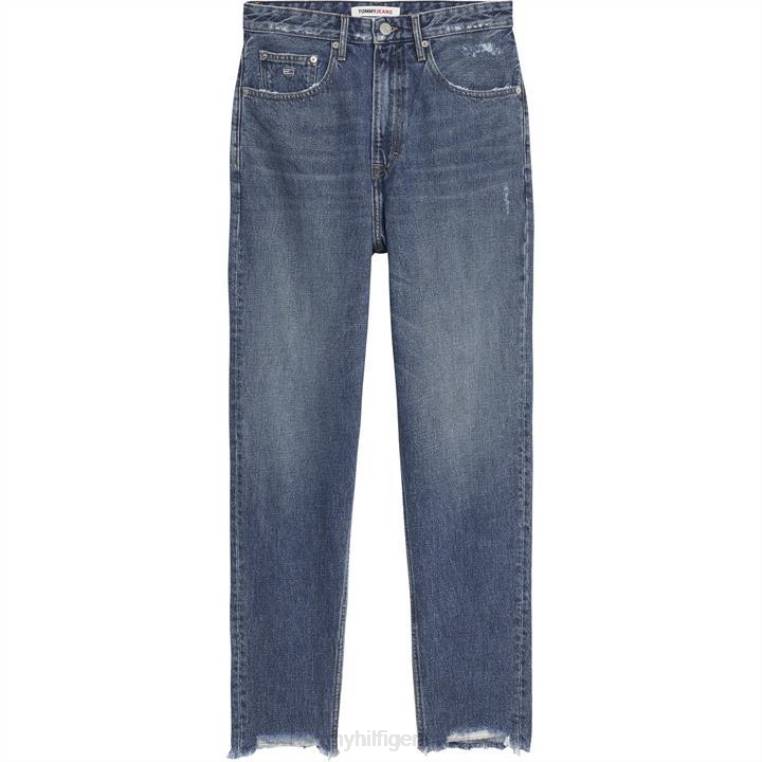 ג'ינס אמא בקומה גבוהה במיוחד NX2020854 ג'ינס כהה 1bk Tommy Hilfiger