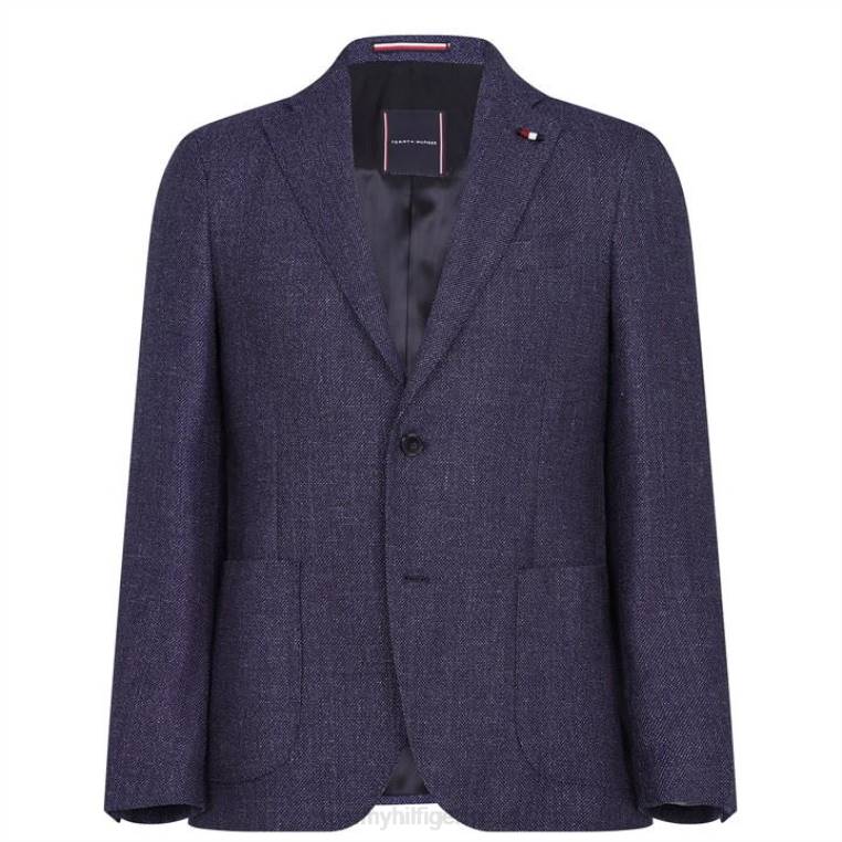 בלייזר לארוג NX2020875 כְּחוֹל Tommy Hilfiger