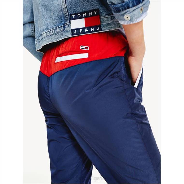 מכנסי מסלול ניגודיות NX2020877 twlightt navy c87 Tommy Hilfiger
