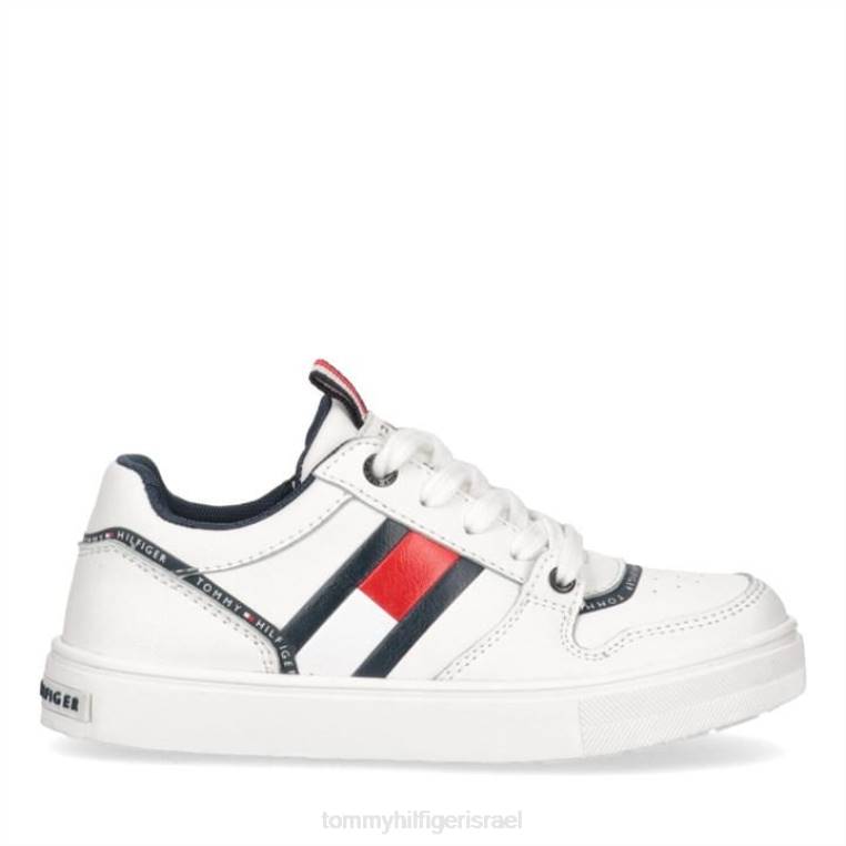 מאמן דגל לוגו ג'וניור NX2020897 לבן 100 Tommy Hilfiger