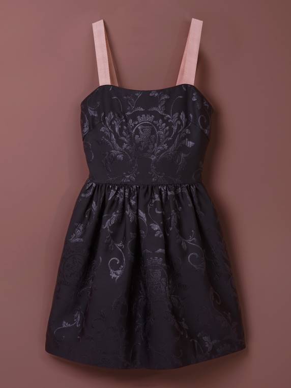 שמלת מיני סמל אוסף NX202090 שָׁחוֹר Tommy Hilfiger