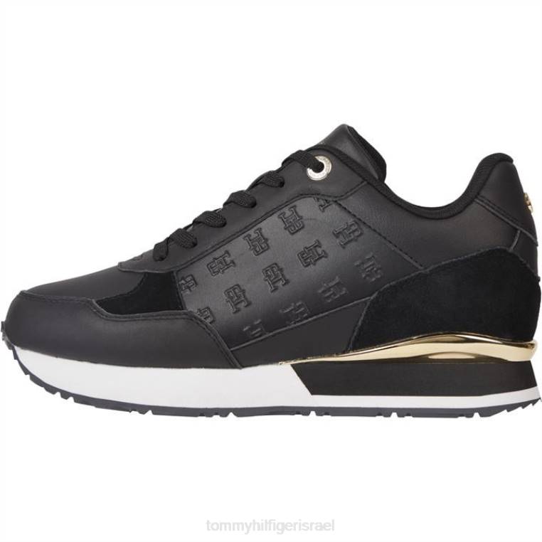 נעלי ספורט עם מונוגרמה מתכתי NX2020921 שָׁחוֹר Tommy Hilfiger