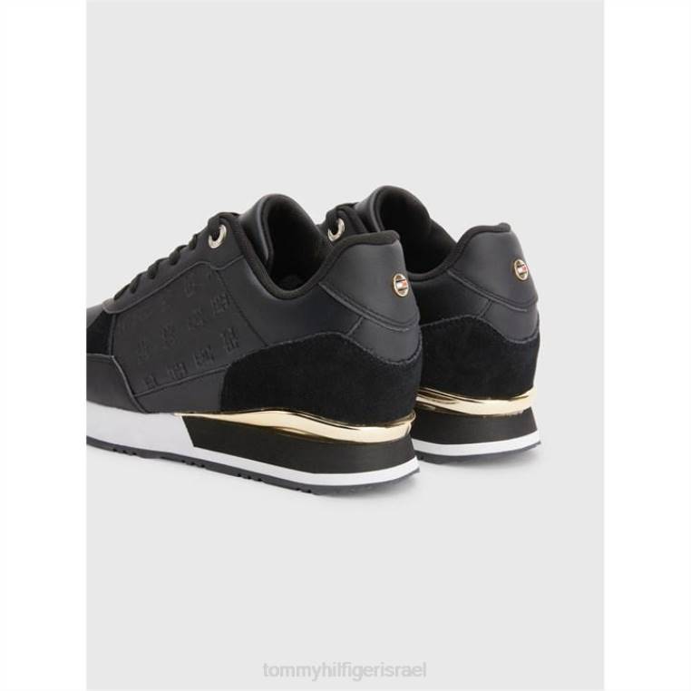 נעלי ספורט עם מונוגרמה מתכתי NX2020921 שָׁחוֹר Tommy Hilfiger