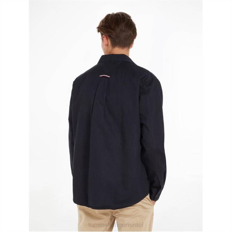 חולצה מבד כותנה NX2020968 שמי מדבר dw5 Tommy Hilfiger