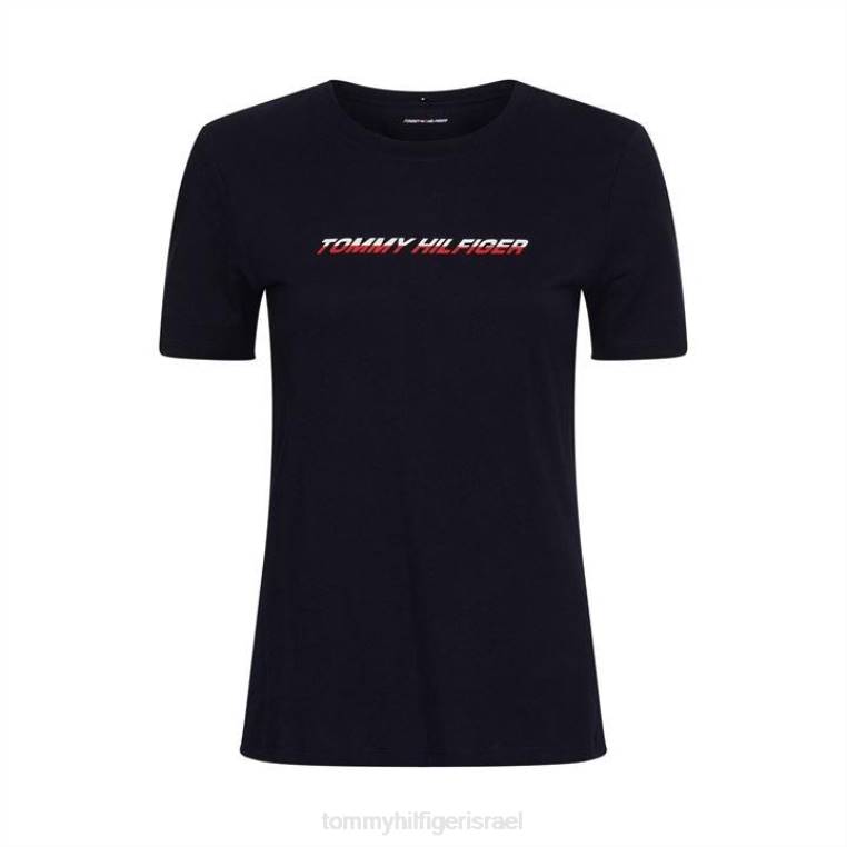 חולצת טריקו גרפית בגזרה NX2020973 שמיים מדבריים Tommy Hilfiger