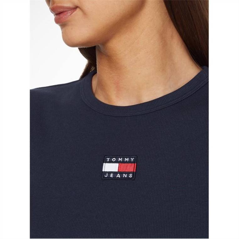 חולצה עם תג תינוק NX2020978 צי הדמדומים Tommy Hilfiger