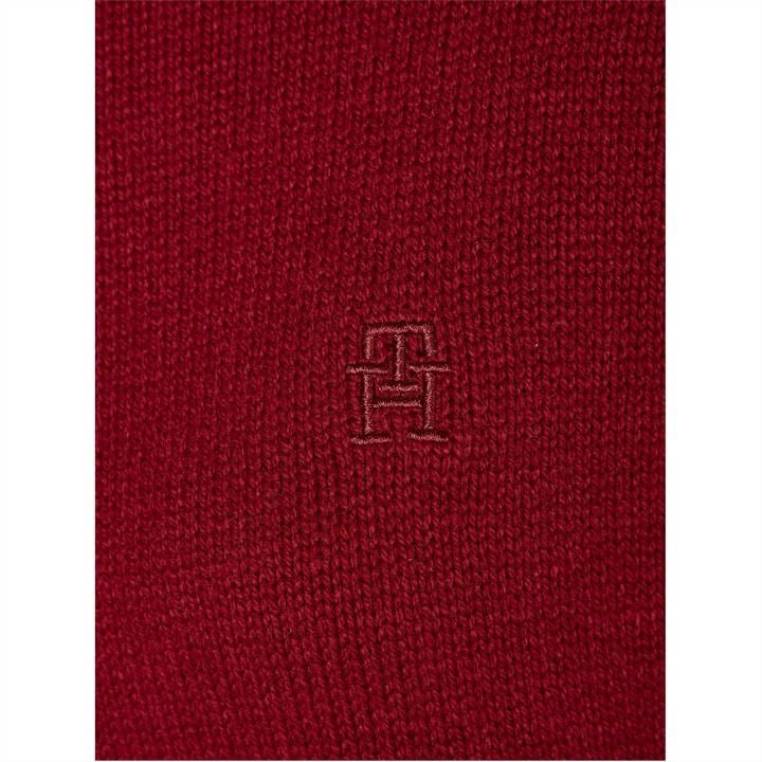 סוודר רול-נק בתערובת צמר NX2020979 סוֹמֶק Tommy Hilfiger