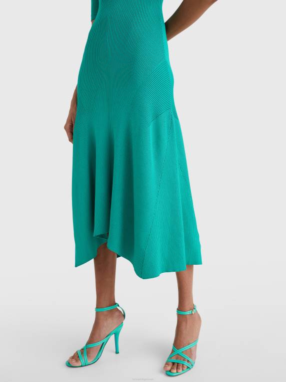 שמלת פולו בגזרה קלה של קרסט NX202124 ורדה Tommy Hilfiger