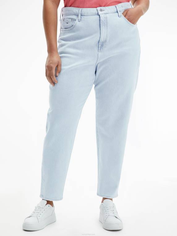 מכנסי ג'ינס מחודדים בעלי קומה גבוהה במיוחד NX202136 מדיום ג'ינס Tommy Hilfiger