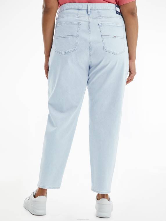 מכנסי ג'ינס מחודדים בעלי קומה גבוהה במיוחד NX202136 מדיום ג'ינס Tommy Hilfiger