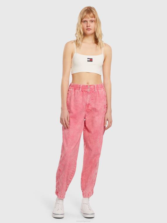 נעלי ג'ינס רחבות רגליים NX202138 התראה ורודה Tommy Hilfiger