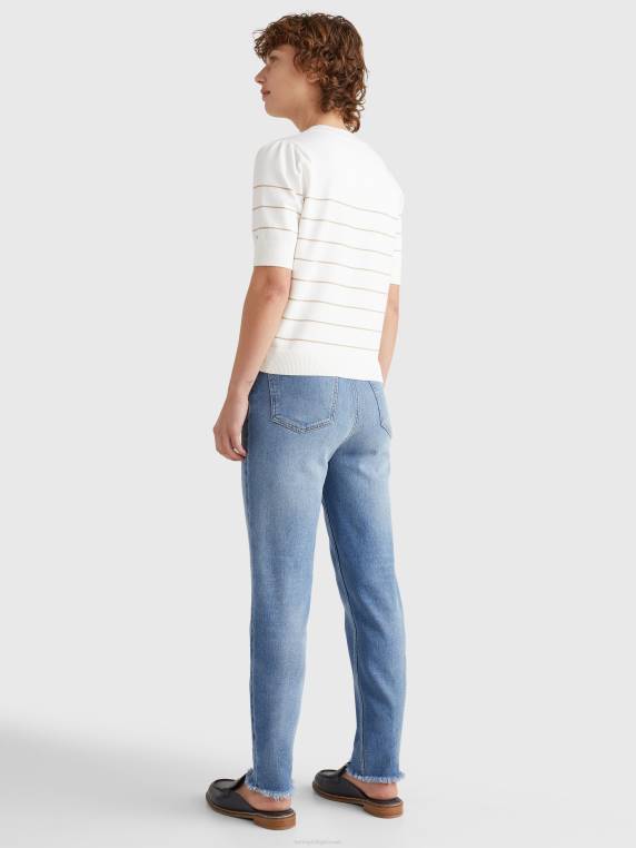 מגשר שרוול רך NX202220 פס אקרו/בז' Tommy Hilfiger