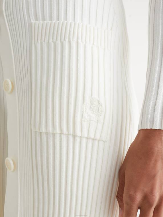 שמלת קרדיגן בגזרה בגזרה בגזרה בגזרה בגזרה בגזרה של גוף הכנה לחוף המערבי NX202230 שֶׁנהָב Tommy Hilfiger