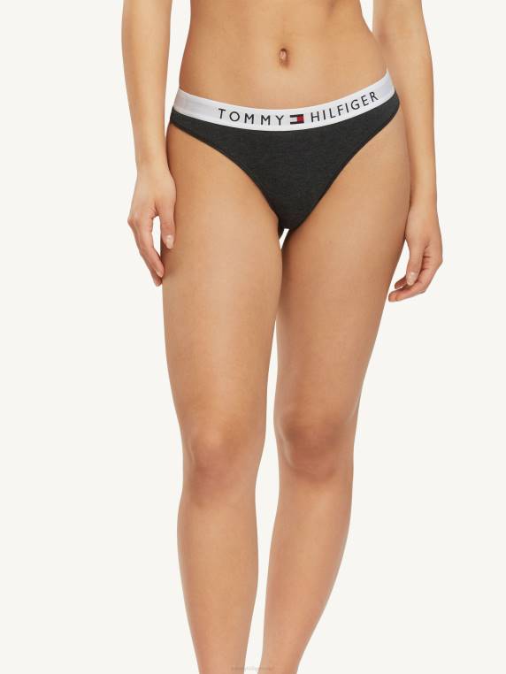 חוטיני לוגו NX202241 שחור / אברש Tommy Hilfiger