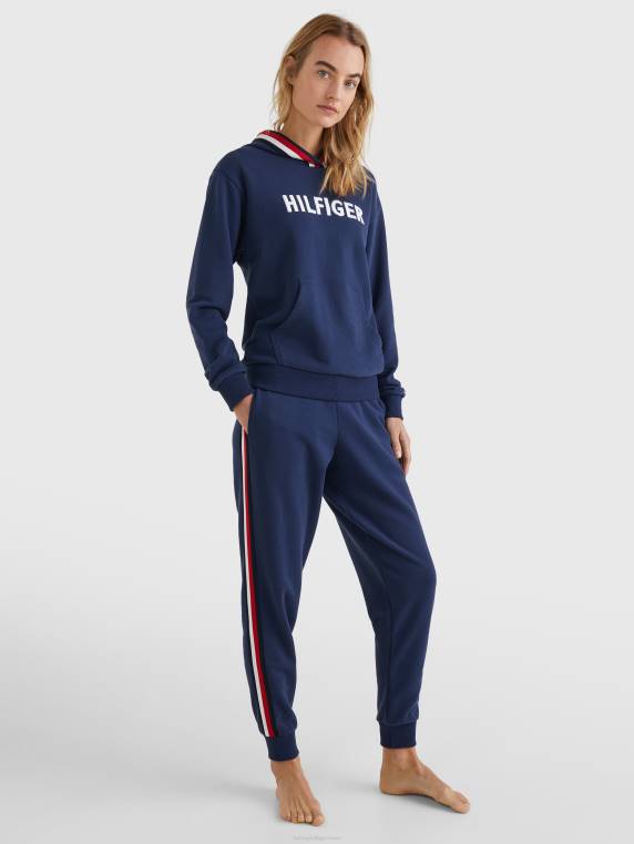 קפוצ'ון לוגו של קלטת חתימה לאונג' NX202257 דמדומים Tommy Hilfiger