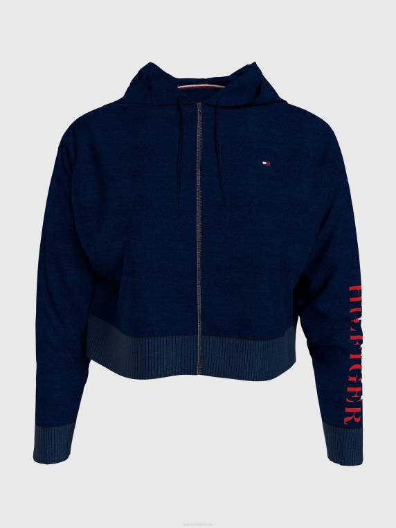 קפוצ'ון קצוץ רך במיוחד NX202264 שמיים מדבריים Tommy Hilfiger