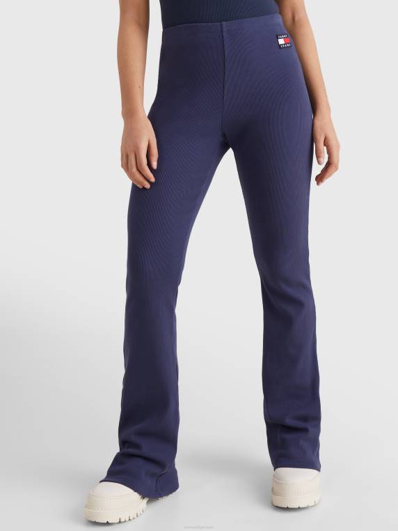 תג חותלות סקיני מתרחבות באורך מלא NX202277 צי הדמדומים Tommy Hilfiger