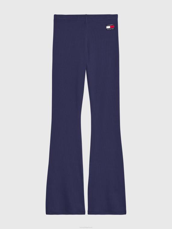 תג חותלות סקיני מתרחבות באורך מלא NX202277 צי הדמדומים Tommy Hilfiger