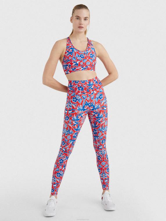 חותלות באורך מלא בהדפס מונוגרמה ספורטיבית NX202287 הדפס אי Tommy Hilfiger