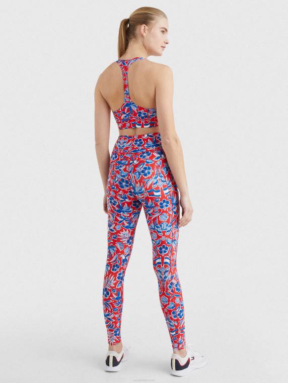 חותלות באורך מלא בהדפס מונוגרמה ספורטיבית NX202287 הדפס אי Tommy Hilfiger