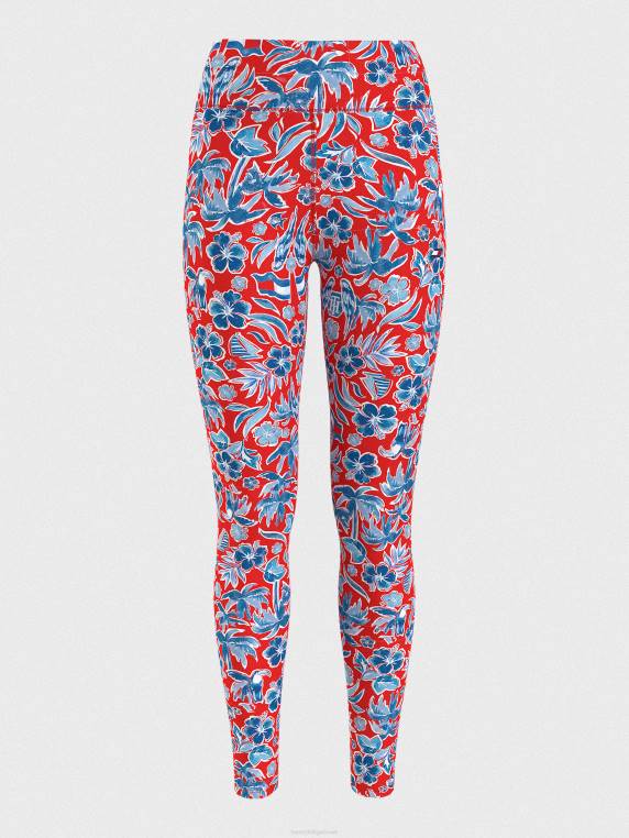 חותלות באורך מלא בהדפס מונוגרמה ספורטיבית NX202287 הדפס אי Tommy Hilfiger