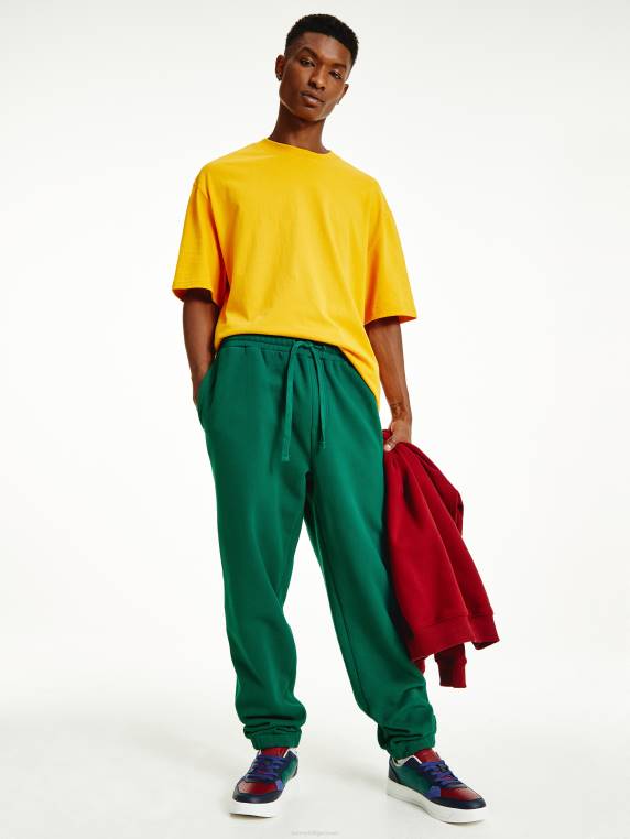 נעלי ריצה עם לוגו רגוע NX202299 ירוק כפרי Tommy Hilfiger