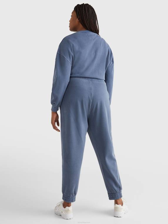 נעלי לוגו בכושר רגוע עם עקומה NX202301 צי הדמדומים Tommy Hilfiger