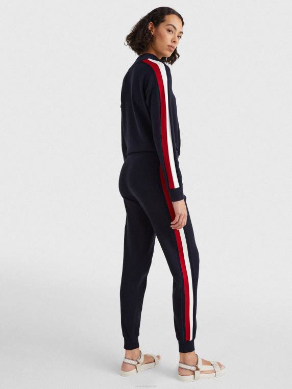 נעלי ספורט פסי כותנה אורגנית NX202312 שמיים מדבריים Tommy Hilfiger