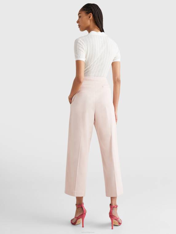 מכנסי קרסול מוכנים NX202319 ורוד גחמני Tommy Hilfiger