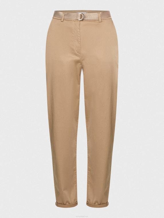 צ'ינו רגליים מחודדות עם חגורה מותן NX202323 בז' Tommy Hilfiger