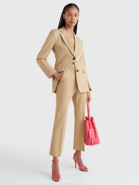 מכנס קרסול מחויט קרסט NX202327 מדבר מוהאבי Tommy Hilfiger