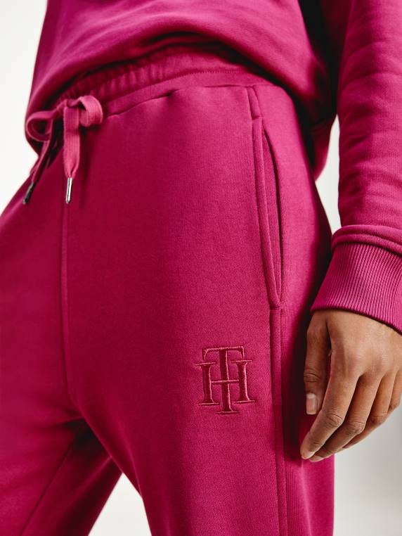 נעלי ריצה מונוגרמה NX202339 אודם ארגמן Tommy Hilfiger