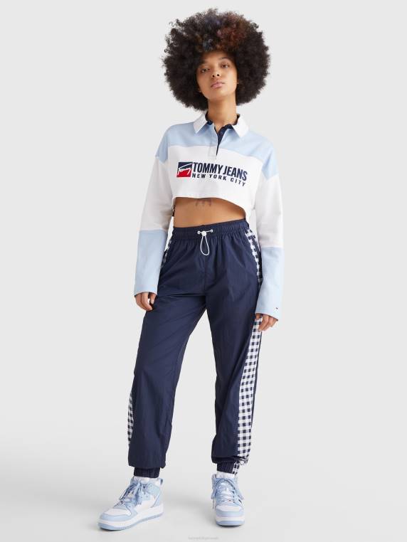 פולו עם שרוול ארוך חסום בצבע NX202344 chambray sky/multi Tommy Hilfiger