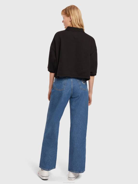 פולו חתימת יבול NX202364 שָׁחוֹר Tommy Hilfiger