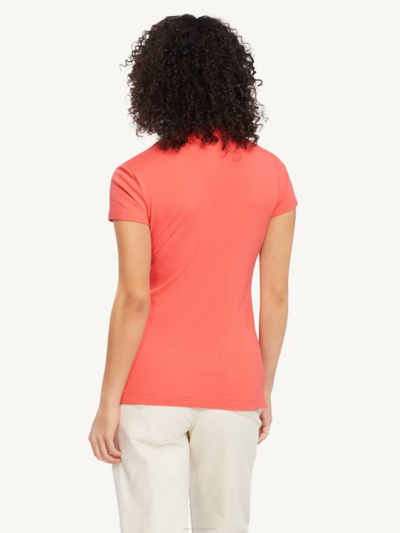 פיקה פולו בגזרה דקיקה NX202365 אלמוג קריסטל Tommy Hilfiger