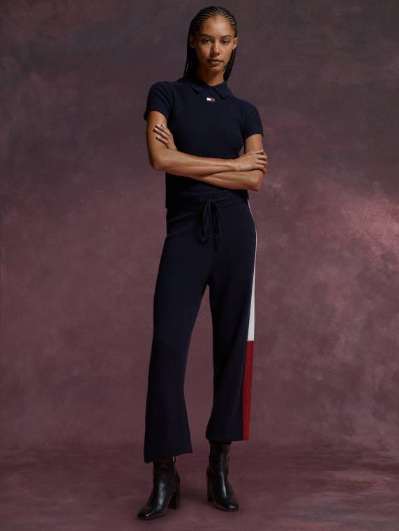 סמל הדגל של האוסף פלאפי פולו NX202375 שמיים מדבריים Tommy Hilfiger