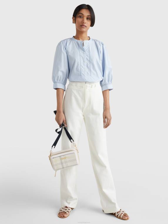 חולצת הנלי בכושר נינוח NX202382 כחול מבריז Tommy Hilfiger