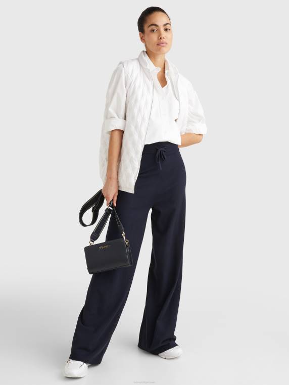 חולצה נינוחה מכותנה אורגנית NX202401 האופטי הלבן Tommy Hilfiger