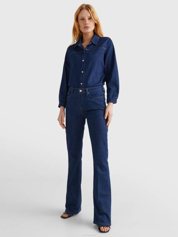 חולצת ג'ינס בגזרה רגועה NX202409 פאלו Tommy Hilfiger