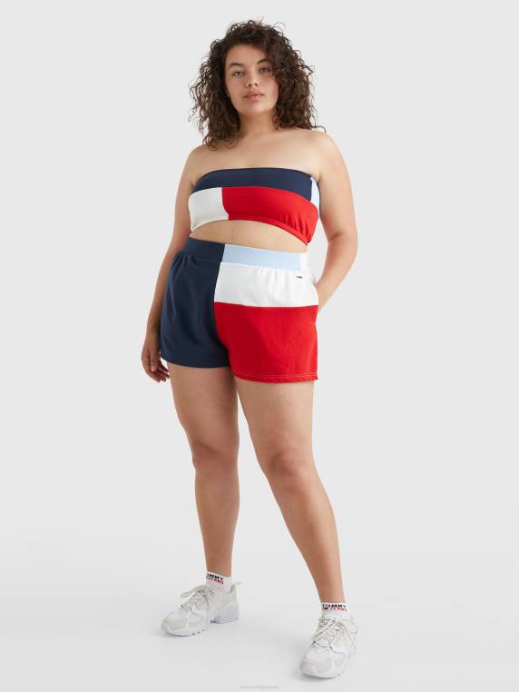 מכנסי בלוק ארכיון NX202427 דמדומים צי/מולטי Tommy Hilfiger