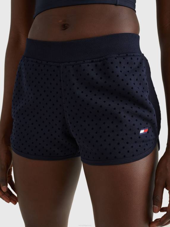 מכנסי ספורט מנוקד NX202442 נקודות שמיים מדבריות Tommy Hilfiger