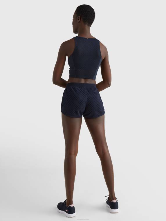 מכנסי ספורט מנוקד NX202442 נקודות שמיים מדבריות Tommy Hilfiger